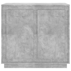 Credenza-Buffet-Armadio da cucina Grigio Cemento 80x34x75 cm in Legno Multistrato
