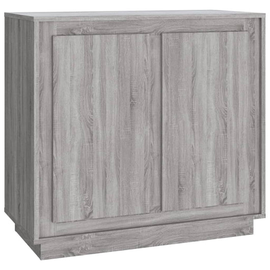 Credenza Grigio Sonoma 80x34x75 cm in Legno Multistrato 819890