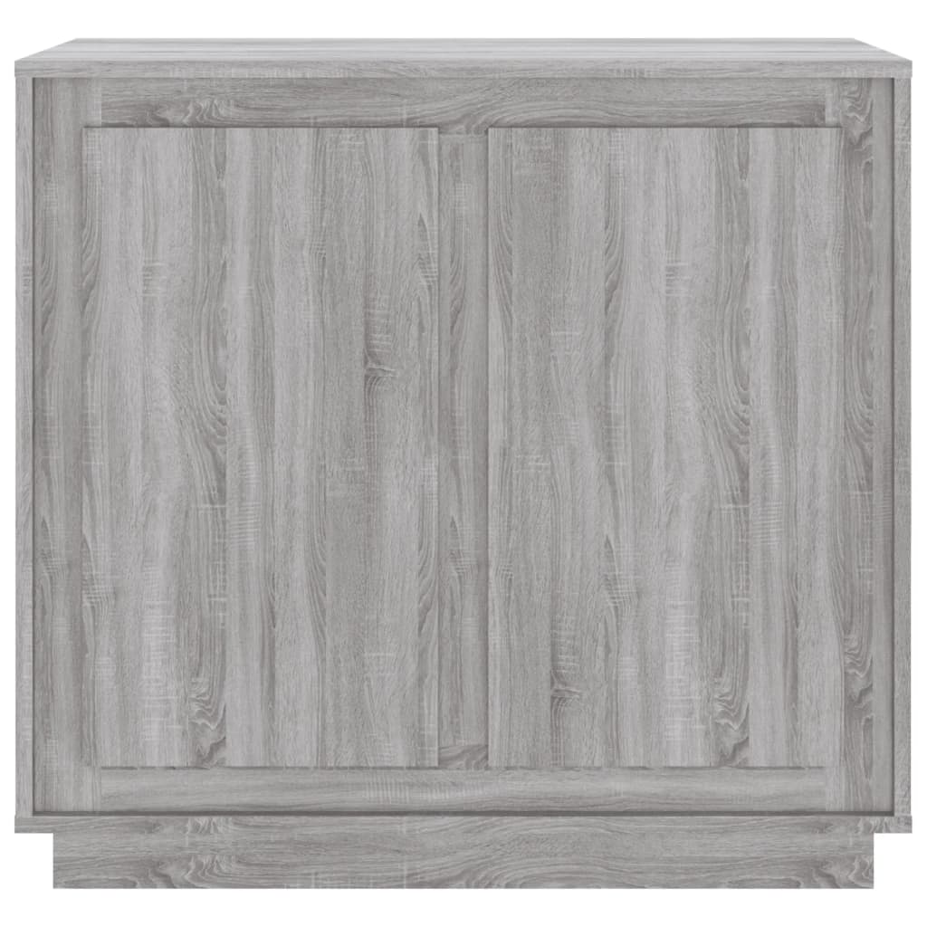 Credenza Grigio Sonoma 80x34x75 cm in Legno Multistrato 819890