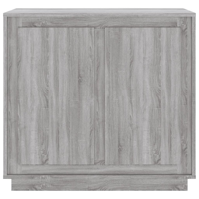 Credenza Grigio Sonoma 80x34x75 cm in Legno Multistrato 819890