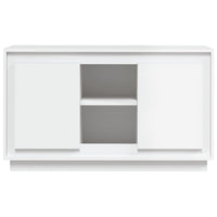 Credenza-Buffet-Armadio da cucina Bianca 102x35x60 cm in Legno Multistrato