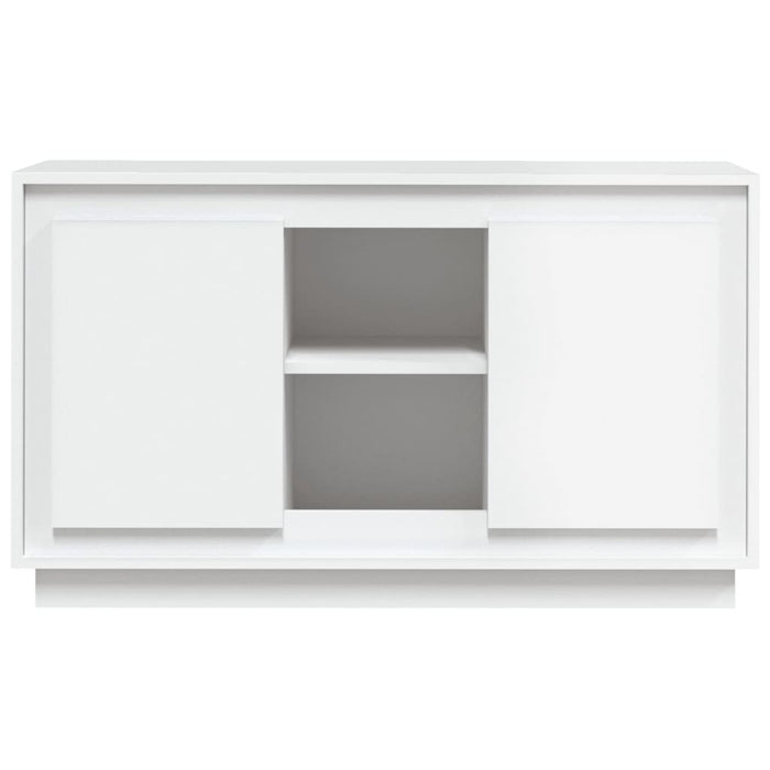 Credenza-Buffet-Armadio da cucina Bianca 102x35x60 cm in Legno Multistrato