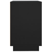 Credenza Nera 102x35x60 cm in Legno Multistrato 831878