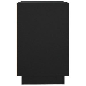 Credenza Nera 102x35x60 cm in Legno Multistrato