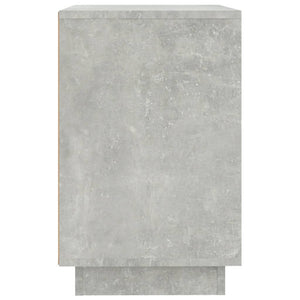 Credenza Grigio Cemento 102x35x60 cm in Legno Multistrato 831881