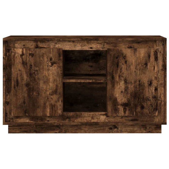 Credenza-Buffet-Armadio da cucina Rovere Fumo 102x35x60 cm in Legno Multistrato