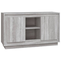 Credenza Grigio Sonoma 102x35x60 cm in Legno Multistrato 831883