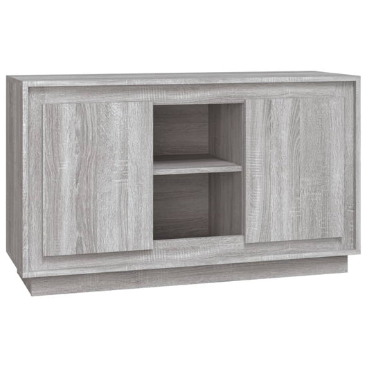 Credenza Grigio Sonoma 102x35x60 cm in Legno Multistrato 831883