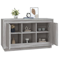 Credenza Grigio Sonoma 102x35x60 cm in Legno Multistrato 831883