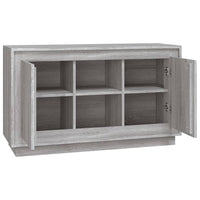 Credenza Grigio Sonoma 102x35x60 cm in Legno Multistrato 831883