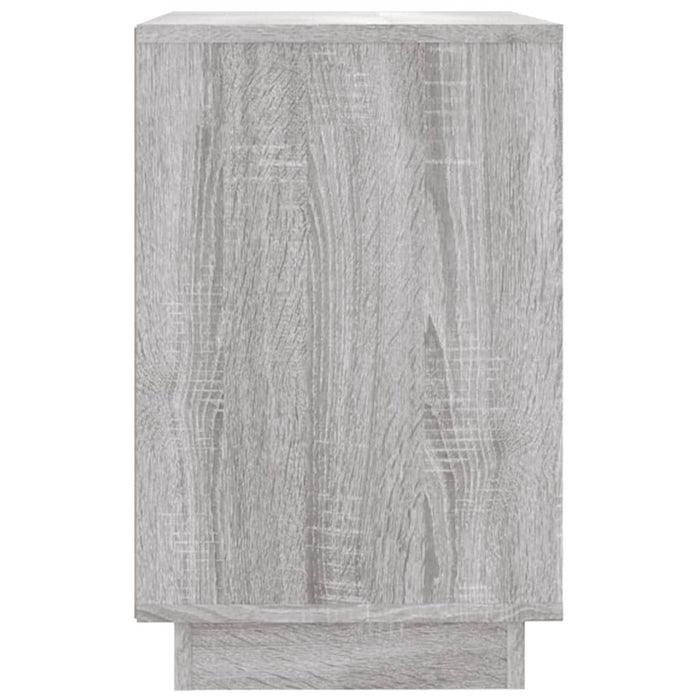 Credenza Grigio Sonoma 102x35x60 cm in Legno Multistrato 831883