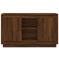 Credenza Rovere Marrone 102x35x60 cm in Legno Multistrato 831884