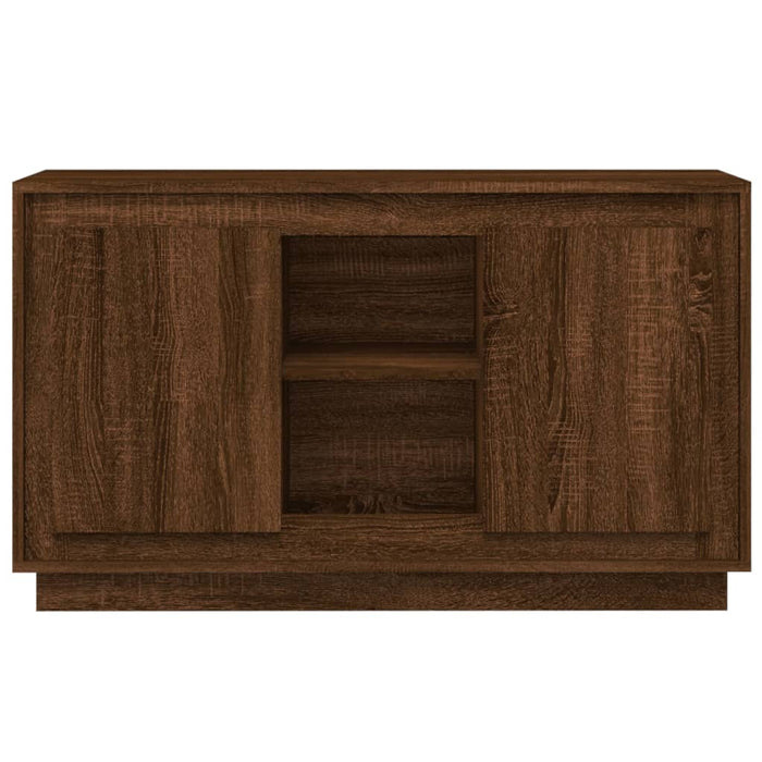 Credenza Rovere Marrone 102x35x60 cm in Legno Multistrato 831884