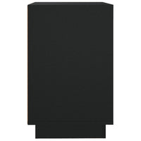 Credenza Nera 102x35x55 cm in Legno Multistrato 831886