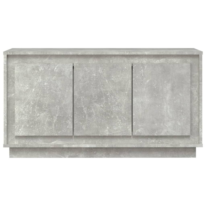 Credenza Grigio Cemento 102x35x55 cm in Legno Multistrato 831889