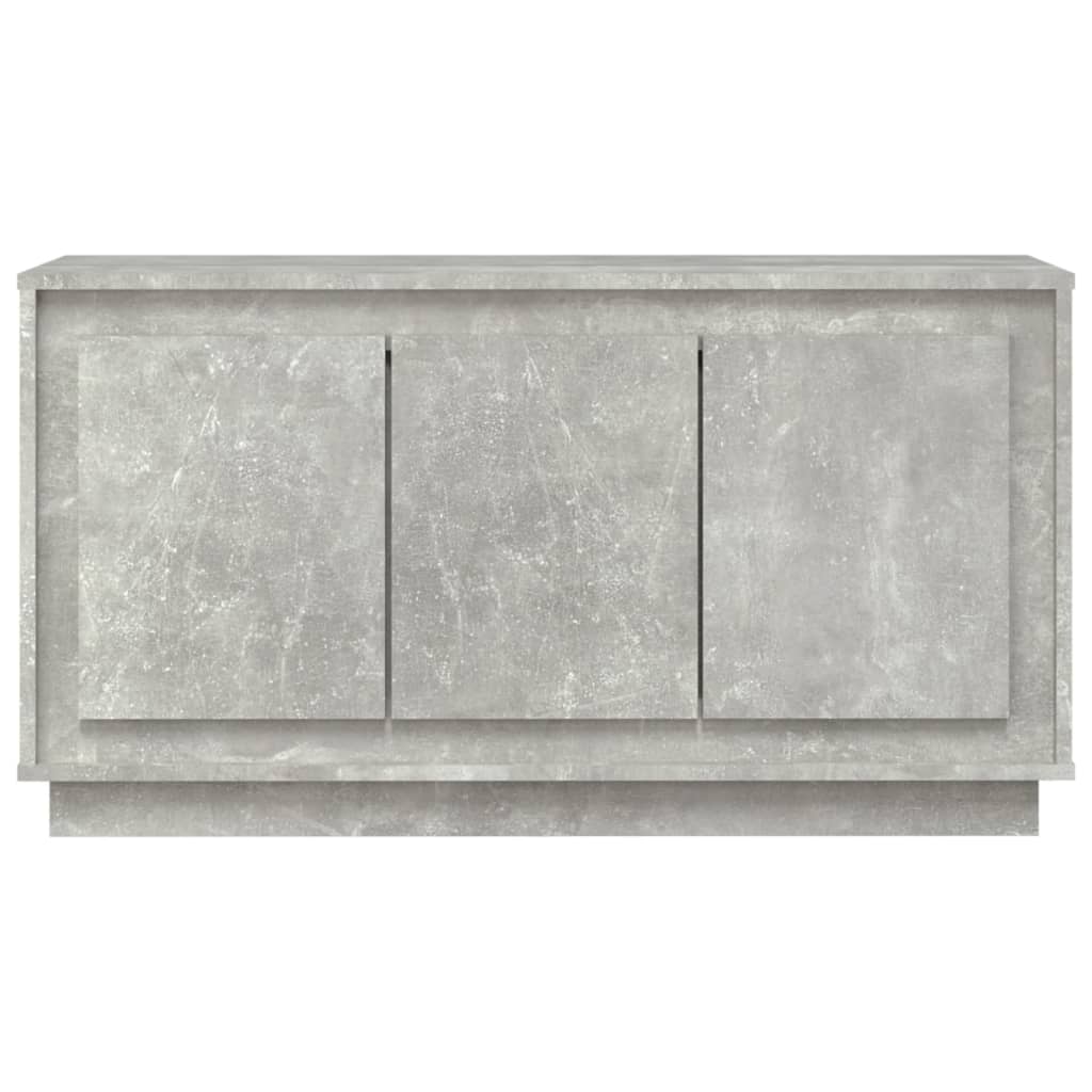 Credenza-Buffet-Armadio da cucina Grigio Cemento 102x35x55 cm in Legno Multistrato