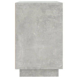Credenza Grigio Cemento 102x35x55 cm in Legno Multistrato 831889