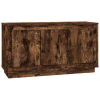 Credenza Rovere Fumo 102x35x55 cm in Legno Multistrato 831890