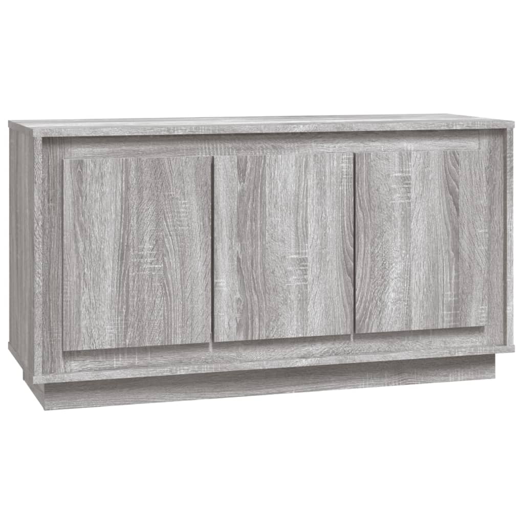 Credenza Grigio Sonoma 102x35x55 cm in Legno Multistrato 831891