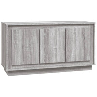 Credenza Grigio Sonoma 102x35x55 cm in Legno Multistrato 831891