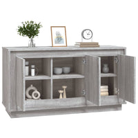 Credenza Grigio Sonoma 102x35x55 cm in Legno Multistrato 831891