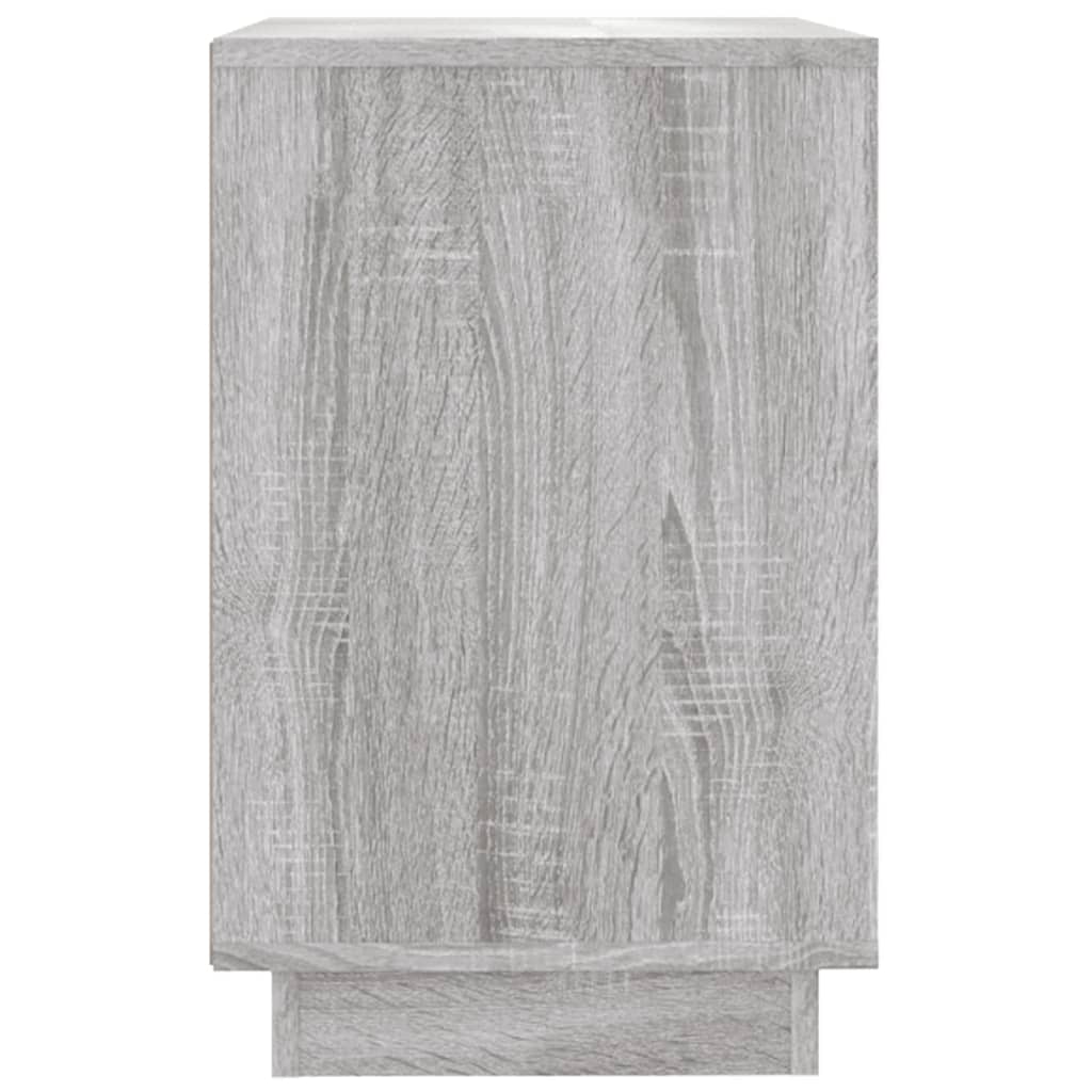 Credenza Grigio Sonoma 102x35x55 cm in Legno Multistrato 831891