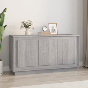 Credenza Grigio Sonoma 102x35x55 cm in Legno Multistrato 831891