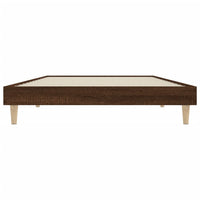 Giroletto senza Materasso Rovere Marrone 100x200 cm Truciolato 832060