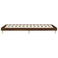 Giroletto senza Materasso Rovere Marrone 90x200cm in Truciolato 832068