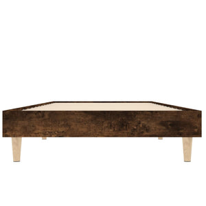 Giroletto senza Materasso-Struttura Letto Rovere Fumo 75x190 cm in Truciolato 737724