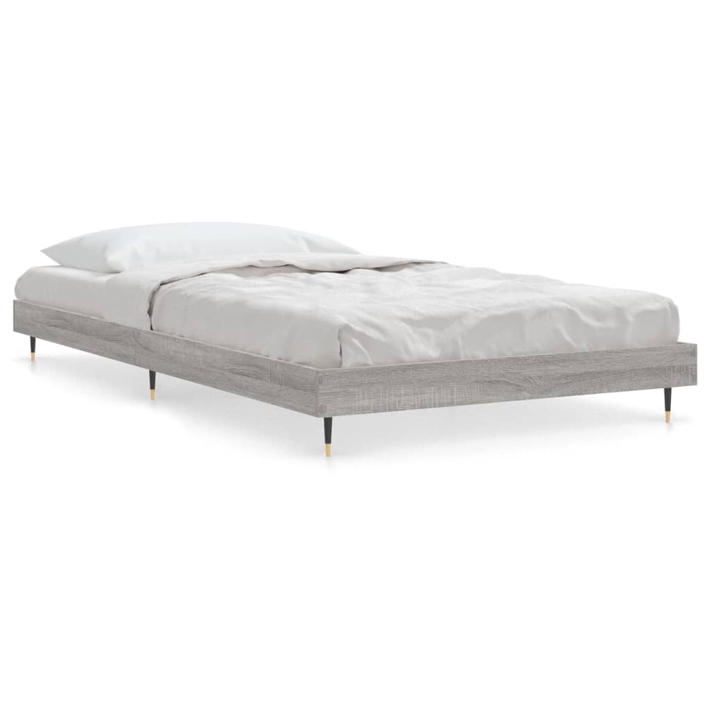 Giroletto-Struttura Letto Grigio Sonoma 90x190 cm in Legno Multistrato 771592