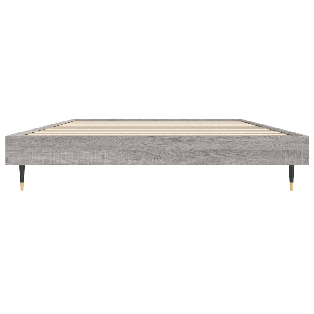 Giroletto-Struttura Letto Grigio Sonoma 90x190 cm in Legno Multistrato 771592