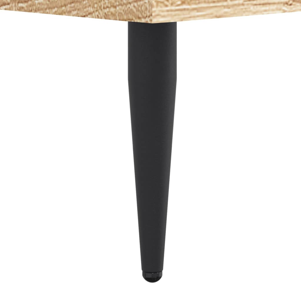 Giroletto senza Materasso Rovere Sonoma 200x200cm in Truciolato 832216