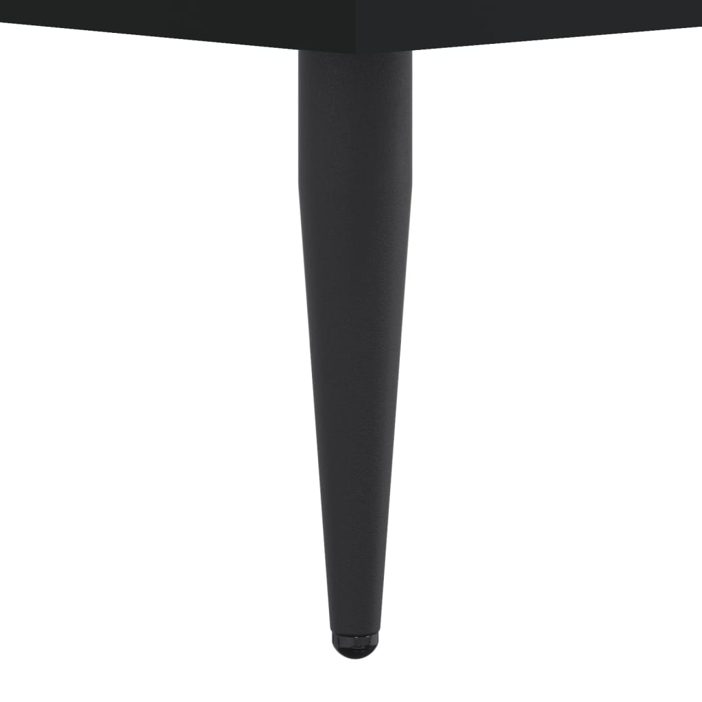 Giroletto-Struttura Letto Nero 90x200 cm in Legno Multistrato 837456