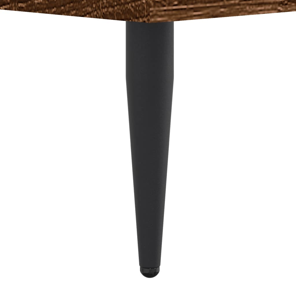 Giroletto senza Materasso Rovere Marrone 90x200cm in Truciolato 832276