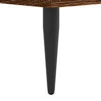 Giroletto senza Materasso-Struttura Letto Rovere Marrone 90x200cm in Truciolato 221495