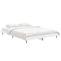 Giroletto-Struttura Letto Bianco 140x190 cm in Legno Multistrato 704696