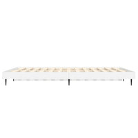 Giroletto-Struttura Letto Bianco 140x190 cm in Legno Multistrato 704696