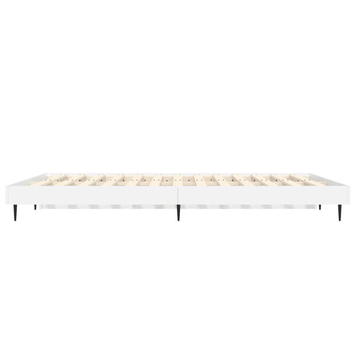 Giroletto-Struttura Letto Bianco 140x190 cm in Legno Multistrato 704696