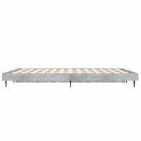 Giroletto-Struttura Letto Grigio Cemento 140x190 cm in Legno Multistrato 710288