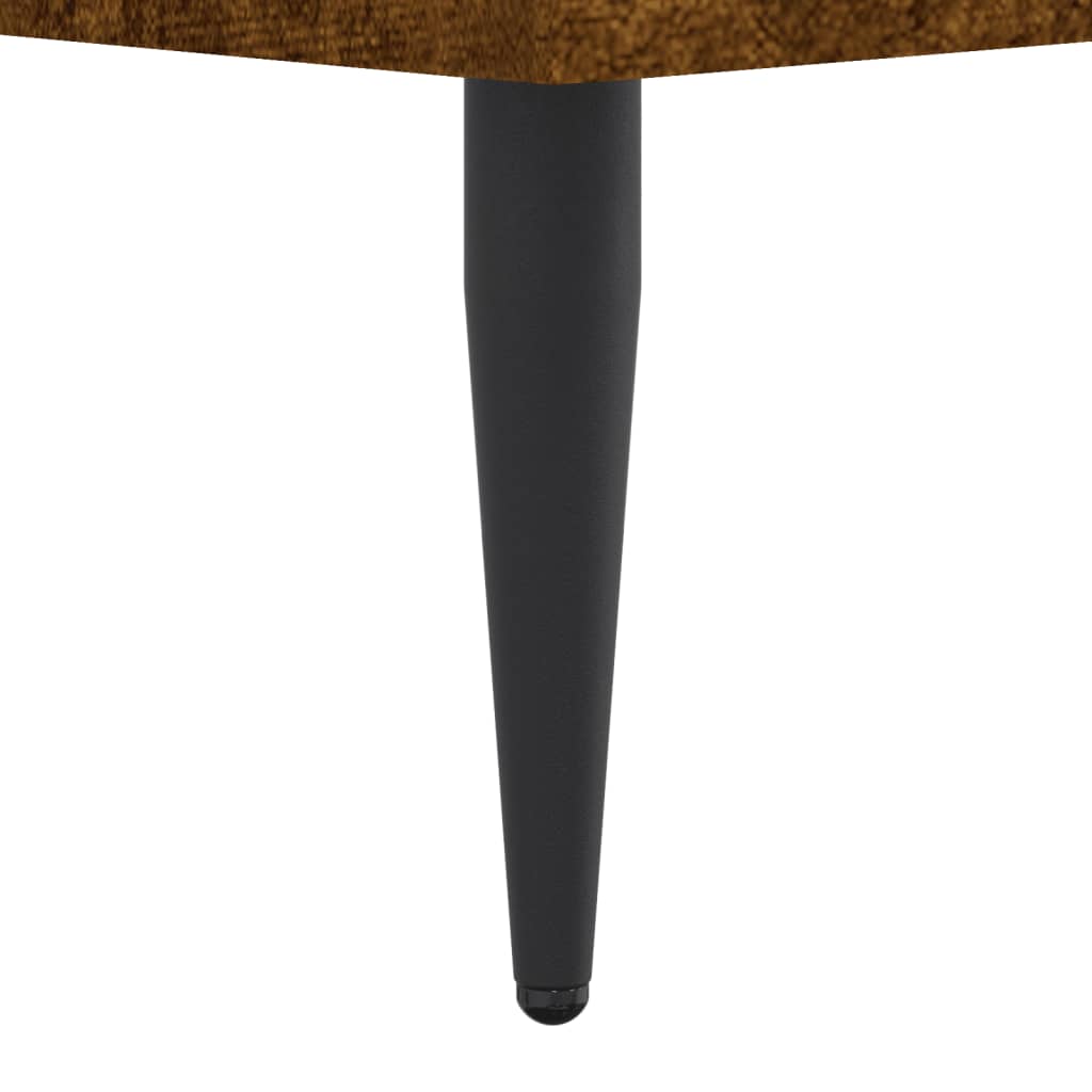 Giroletto senza Materasso Rovere Fumo 140x190 cm in Truciolato 832282