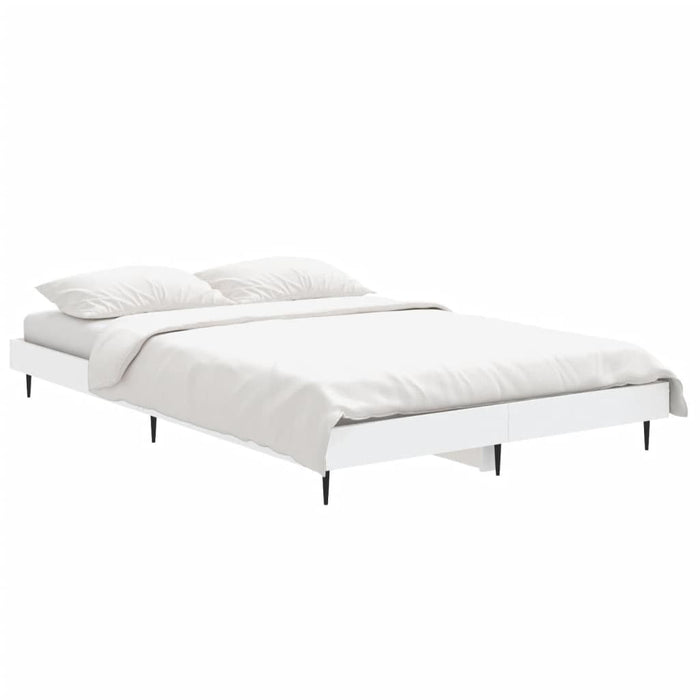 Giroletto-Struttura Letto Bianco 120x190 cm in Legno Multistrato 319298