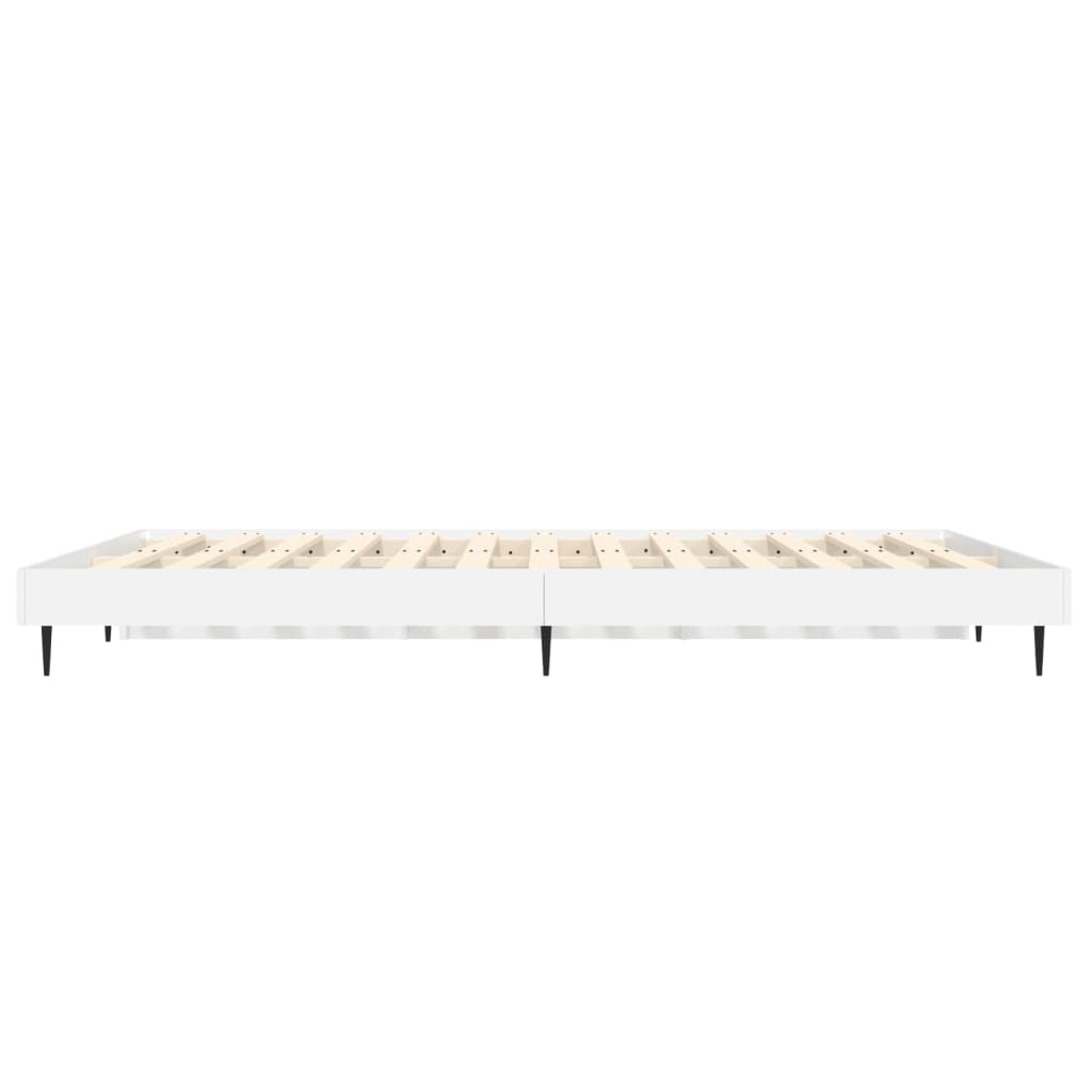 Giroletto-Struttura Letto Bianco 120x190 cm in Legno Multistrato 319298