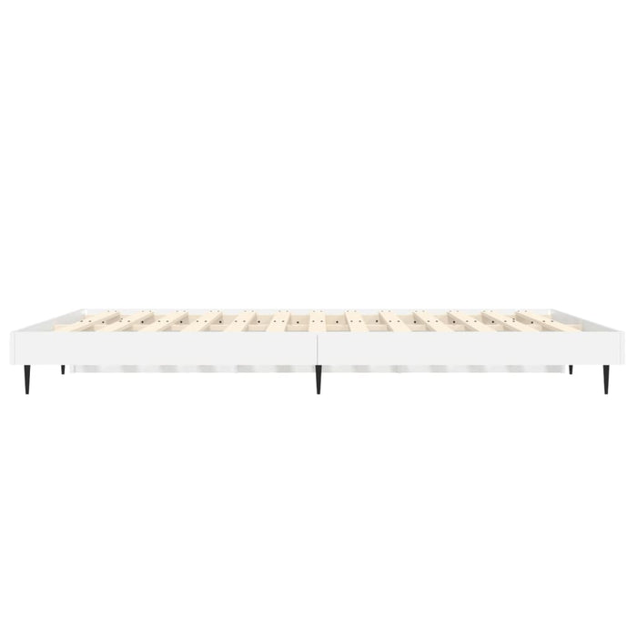 Giroletto-Struttura Letto Bianco 120x190 cm in Legno Multistrato 319298