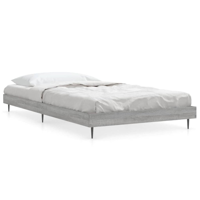 Giroletto-Struttura Letto Grigio Sonoma 90x190 cm in Legno Multistrato 426464