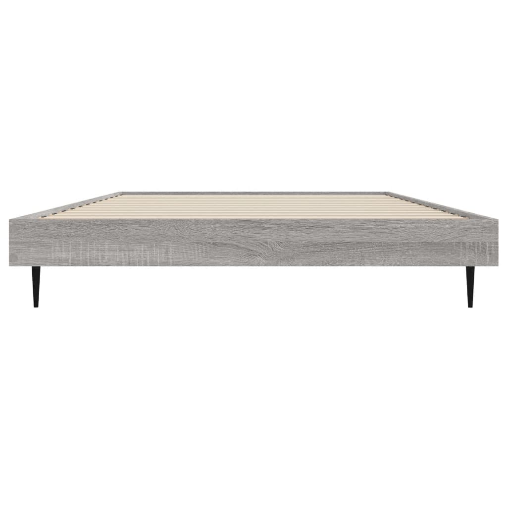 Giroletto-Struttura Letto Grigio Sonoma 90x190 cm in Legno Multistrato 426464