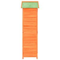 Rimessa da Giardino Marrone 120x53,5x170 cm Legno Massello Pino