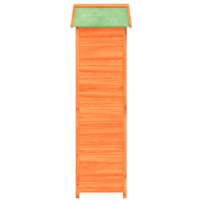 Casetta da giardino casetta per capanni casetta per ripostigli casetta per esterni casetta per attrezzi robusta 120 x 53,5 x 170 cm legno massiccio pino marrone 02_0022420