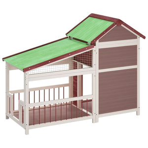 Cuccia per Cani Moka 143x60,5x109 cm in Legno Massello di Pino 172263