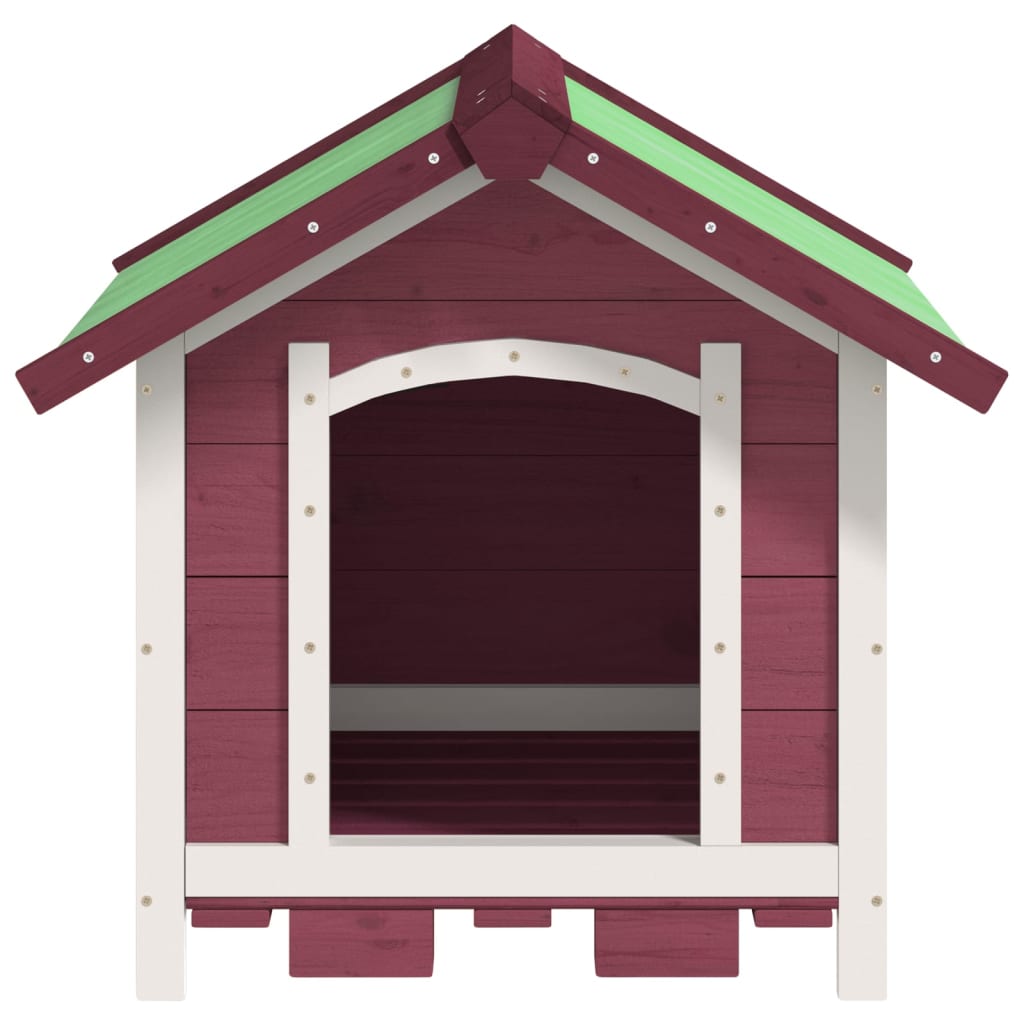 Cuccia per Cani Moka 65x65x61,5 cm in Legno Massello di Pino 172275